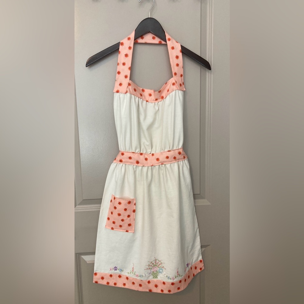 Vintage Embroidery Apron